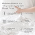 thumbnail image 6 of 100% Certified Organic Cotton Sateen Wrinkle Resistant Duvet Cover, 6 of 8