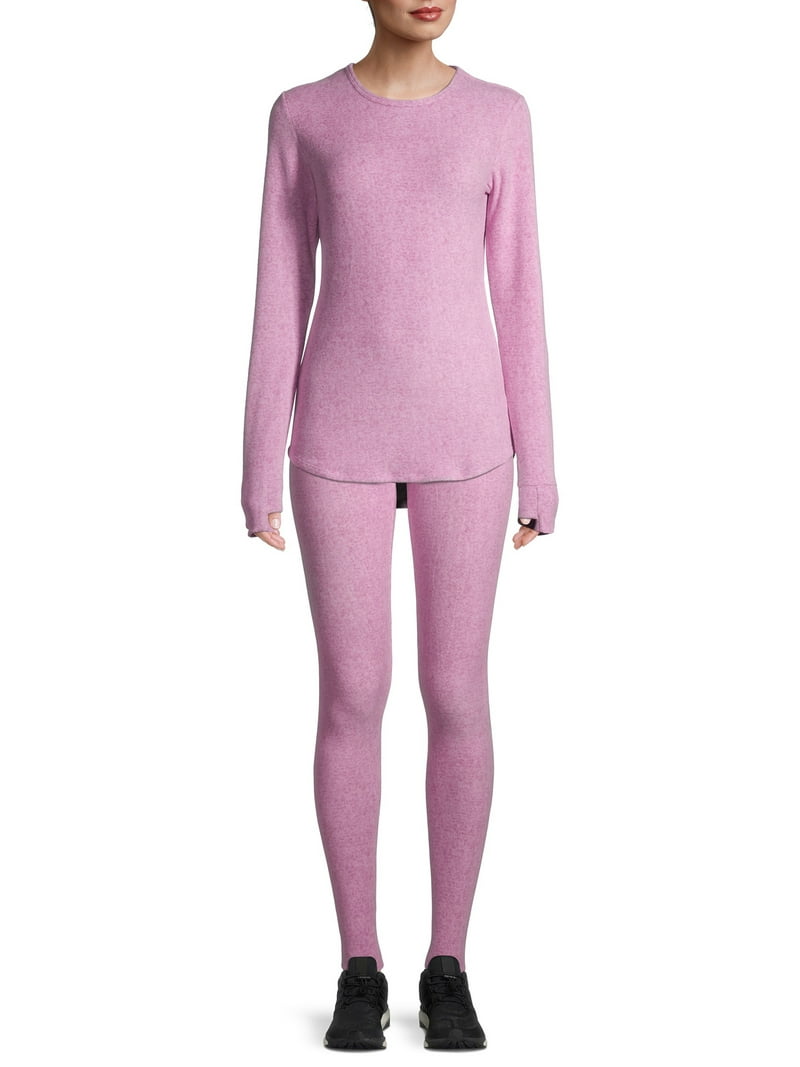 Cuddl Duds ClimateRight Long Sleeve Crew Stretch Fleece At Women