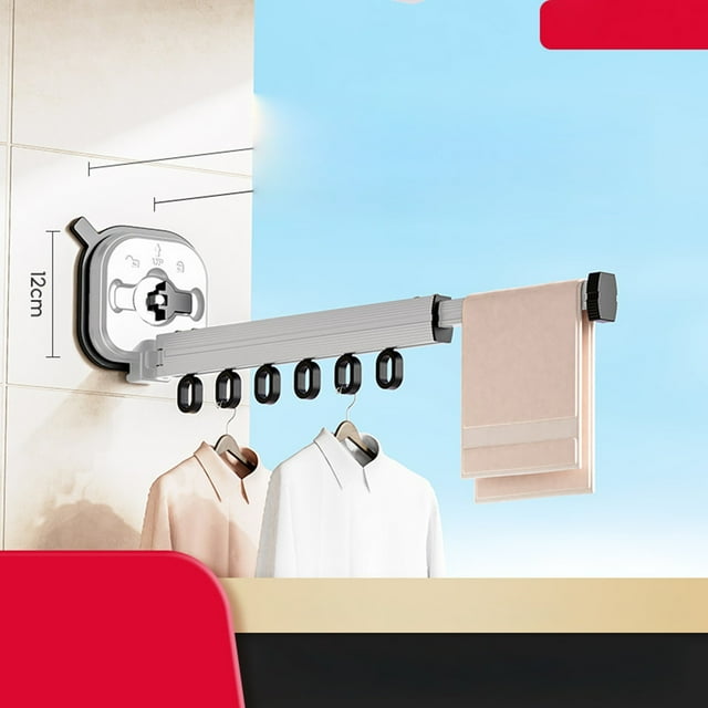 Space Management : Balcony Folding Drying Rack Durable Elegant And Great For Year Round Use!