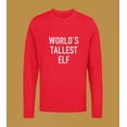thumbnail image 5 of Old Glory Mens Christmas Worlds Tallest Elf Long Sleeve T Shirt, 5 of 6