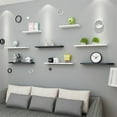 thumbnail image 4 of WOOW DEPOT 4-Tier Wall Mounted Floating Shelves 6in Wide for Bedroom Living Room Bathroom Kitchen Office Wall Storage, 4 of 6