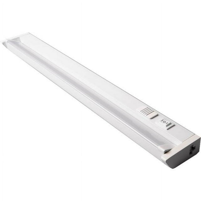 Westek 3002914 12 in. Amertac White Plug-In LED Undercabinet Light, 3000 Lumens