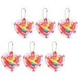 thumbnail image 3 of Creative Maze Ball Pendant Heart-Shaped for Adults Learning Activities Plastic Red Concentration Enhancement 6Pcs, 3 of 5