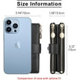 thumbnail image 2 of Small Wallets for Women Leather RFID Blocking Bifold Double Zipper Pockets Wallet Card Case Purse with 2 ID Windows, 2 of 6