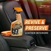 Armor All Leather Care with Beeswax Automotive Spray, Car Cleaning and Protectant, 16 fl oz