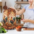 thumbnail image 3 of FKELYI Autumn Leaf Pumpkin Rooster Print Blender Dust Cover with Handle Anti Splash Water Resistant Blender Mixer Protector Covers for Kitchen Appliance Dustproof Cover, 3 of 6