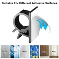 thumbnail image 4 of 30 PCS Small Cable Clips, Self-Adhesive Cable Organisers, 4 Adjustable Sticky Cable Tidy Clips Wire Management Cable Holder for Car, Homes, Under Desk, Offices, Black(18mm x 13mm), 4 of 5