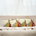 thumbnail image 3 of Ambesonne Modern Throw Pillow Cover 4 Pack, Patterns, 16", Multicolor, 3 of 6