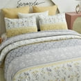 thumbnail image 2 of JML Quilt Set, Soft Reversible, 3-Piece, Queen Size, 2 of 6