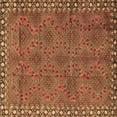 thumbnail image 1 of Ahgly Company Indoor Square Persian Brown Traditional Area Rugs, 8' Square, 1 of 4