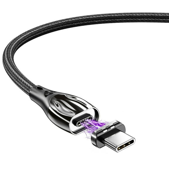 Zeceouar Magnetic USB C Adapter Type C Connector Support USB PD 60W Quick Charge USB-C Mobile Phone Laptops Tablets