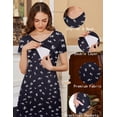 thumbnail image 2 of Vestido de maternidad y lactancia Ekouaer Summer Short Manga S, 2 of 6