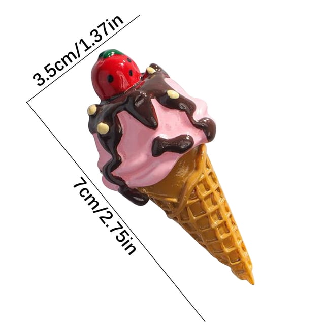 Refrigerator Stickers Snack Food Finished Three-Dimensional Resin Magnetic Stickers Snack Food Gifts