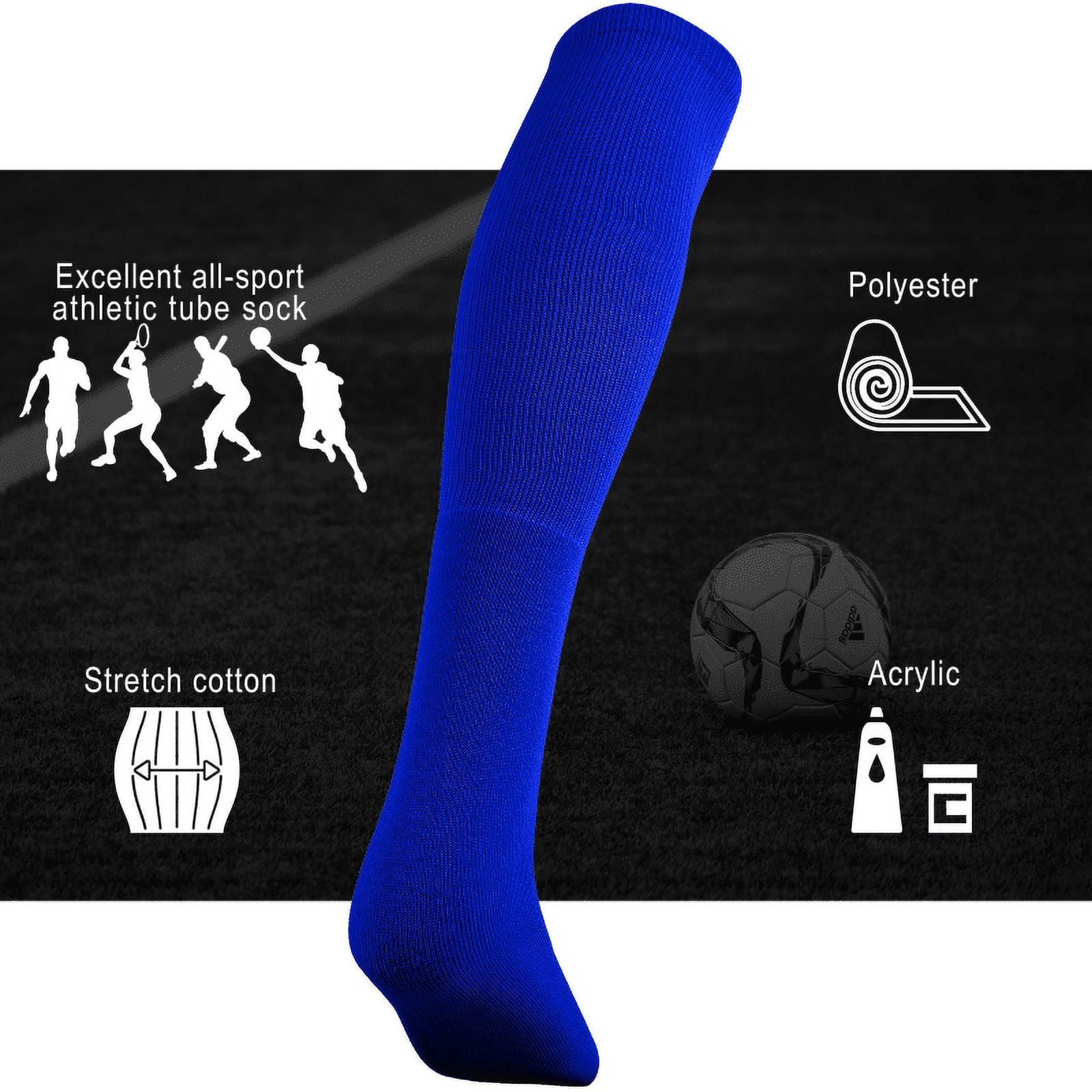 League Sport Sock, Sky Blue - Youth - Walmart.com