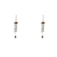 thumbnail image 2 of Youkk Carillons de Vent Exquis avec Complexe pour un Look Raffiné Plusieurs Styles et Couleurs Carillon de Vent Pendentif Vermilion (Bois Rond) 2Set, 2 of 6