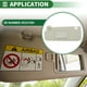thumbnail image 3 of Visera de sol para el lado del conductor izquierdo de Unique Bargains para Chevrolet Sonic 2012-2016, plástico con espejo No.95327509 gris, 3 of 6