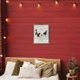 thumbnail image 2 of Stupell Industries Christmas Hydrangea Blooms Gray Framed Floater Canvas Wall Art, design by Arlington Prints, 2 of 9