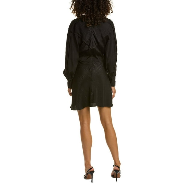 IRO womens Anokia Silk-Blend Mini Dress, 36, Black - Walmart Business  Supplies