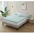 thumbnail image 1 of Memory Foam Mattress Topper 4" Gel Infused Ventilated Design Mattress Pad, 1 of 8