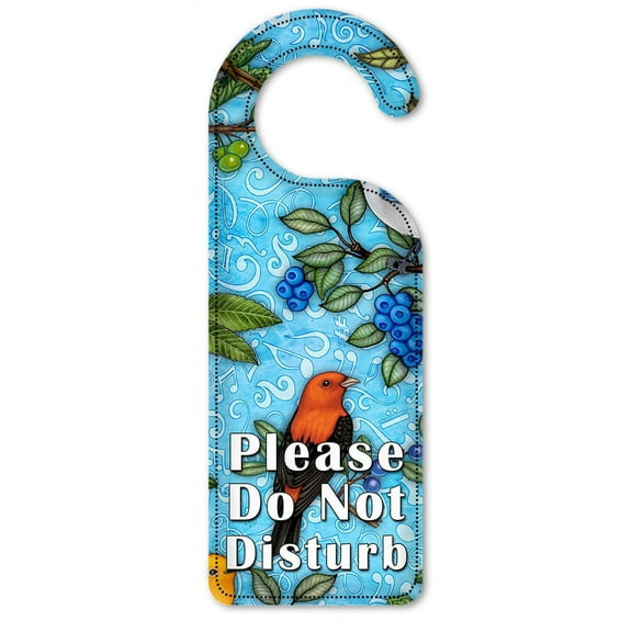 Do Not Disturb Door Knob Hanger Sign - Birds - Image by Dan Morris