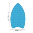thumbnail image 3 of Unique Bargains 1 Pc Iron Rest Pad Durable Electric Iron Stand With Hanging Hole Iron Protector Mat Blue, 3 of 5