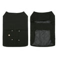 thumbnail image 4 of HDE Canvas Dog Vest Waterproof Jacket Cold Weather Coats for S-XL Dogs Black XL, 4 of 7