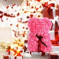 thumbnail image 4 of Oso de rosa, oso de peluche, oso de flor artificial, el mejor regalo para el día de San Valentín $ Oso de flor de rosa Oso de flor de burbuja $ Juguete de oso de abrazo de flor inmortal de simulación, 4 of 5