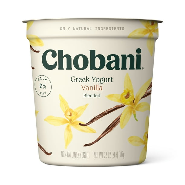 Chobani Vanilla Blended Greek Yogurt, 32 oz