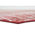 thumbnail image 5 of Allstar Modern Accent Rug with Meshed Line design Scarlet Red 5' x 8' 5' x 8', 5 of 5