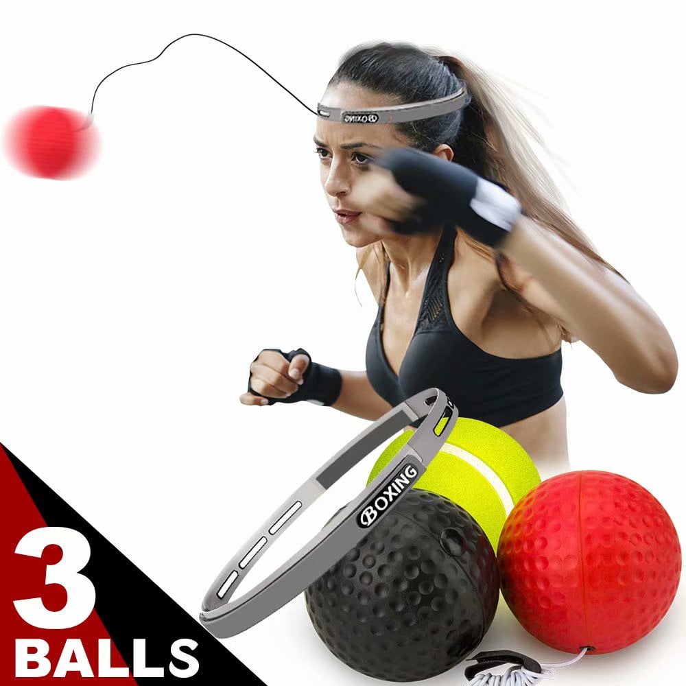 Boxing Reflex Ball, 3 Difficulty Levels, Fight Reaction Ball with
