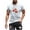 White, variant on T Shirts for Men Clearance under $5 Short Sleeved Round Neck Casual Printed Shirt