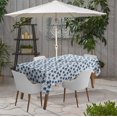 thumbnail image 2 of Vargottam Indoor/OutdoorTablecloth58x58 Inch SquareTablecloth with Umbrella Hole and Zip- Waterproof PatioTableCloths- TableCovers for Backyard RectangularTable- White2, 2 of 5