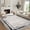 Gray, variant on Living Room Rug 2*6ft/4*6ft/5*7ft/6*9ft/8*10ft/9*12ft/10*13ft Washable Distressed Blue Modern Border Contemporary Minimalist Non Slip Soft Decorative Accent Rug Floor Carpet for Bedroom