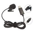 thumbnail image 1 of Microphone,Pc Laptop Video Condenser Wired Clip-on Usb Lavalier Lavalier Condenser Free Play Computer Play Computer Pc Hands Free Play Clip-on Mic Hands Video Conference Live Pc Lap Video, 1 of 6