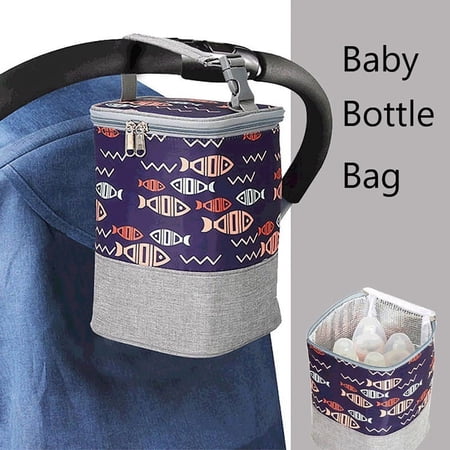 Portable Baby Feeding Milk Bottle Warmer Thermal Bottle Insulation Tote Hang Bag