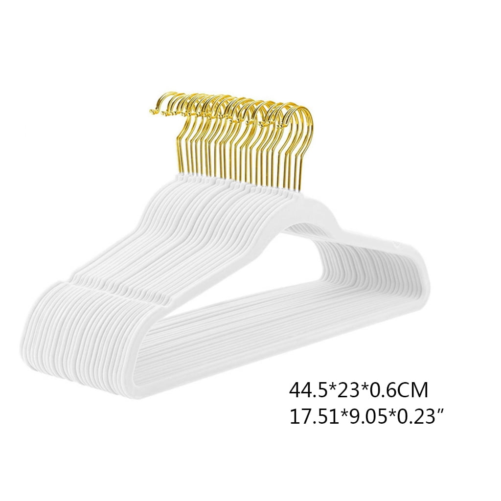 Osdhezcn 20 Pcs Non-slip Clothes Hanger Clothes Rack Coat Suit Shirt Pants Hanger Clothing Storage Hanging Rack