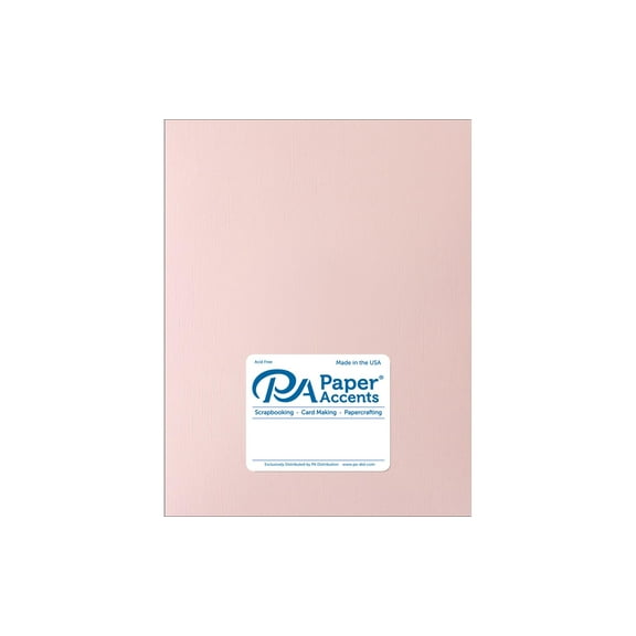 Paper Accents Cardstock 8.5"x 11" Muslin 73lb White Plum 25pc