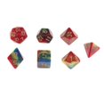 thumbnail image 1 of de 7 dados D&D , dados de plástico, dados de dragones y mazmorras, dados poliédricos para dados de dragones y mazmorras Dnd Rpg rojo azul CUTICAT Juegos de dados poliédricos, 1 of 7