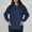 b-Navy, variant on Hoodie Sweatshirt for Women Black Waffle Hoodie Womens Long Sleeve Womens Pullover Sweatshirt Baggy Hoodie L