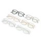 thumbnail image 4 of Montura de gafas cuadradas para hombre, gafas retro anti-luz azul, personalidad simple, espejo plano que cambia de color para mujer, 4 of 5