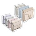 thumbnail image 2 of Purse Organizer For Closet, Acrylic Clear Purse Storage Organizers, 2 PCS Different Size Divider Ho, 2 of 5