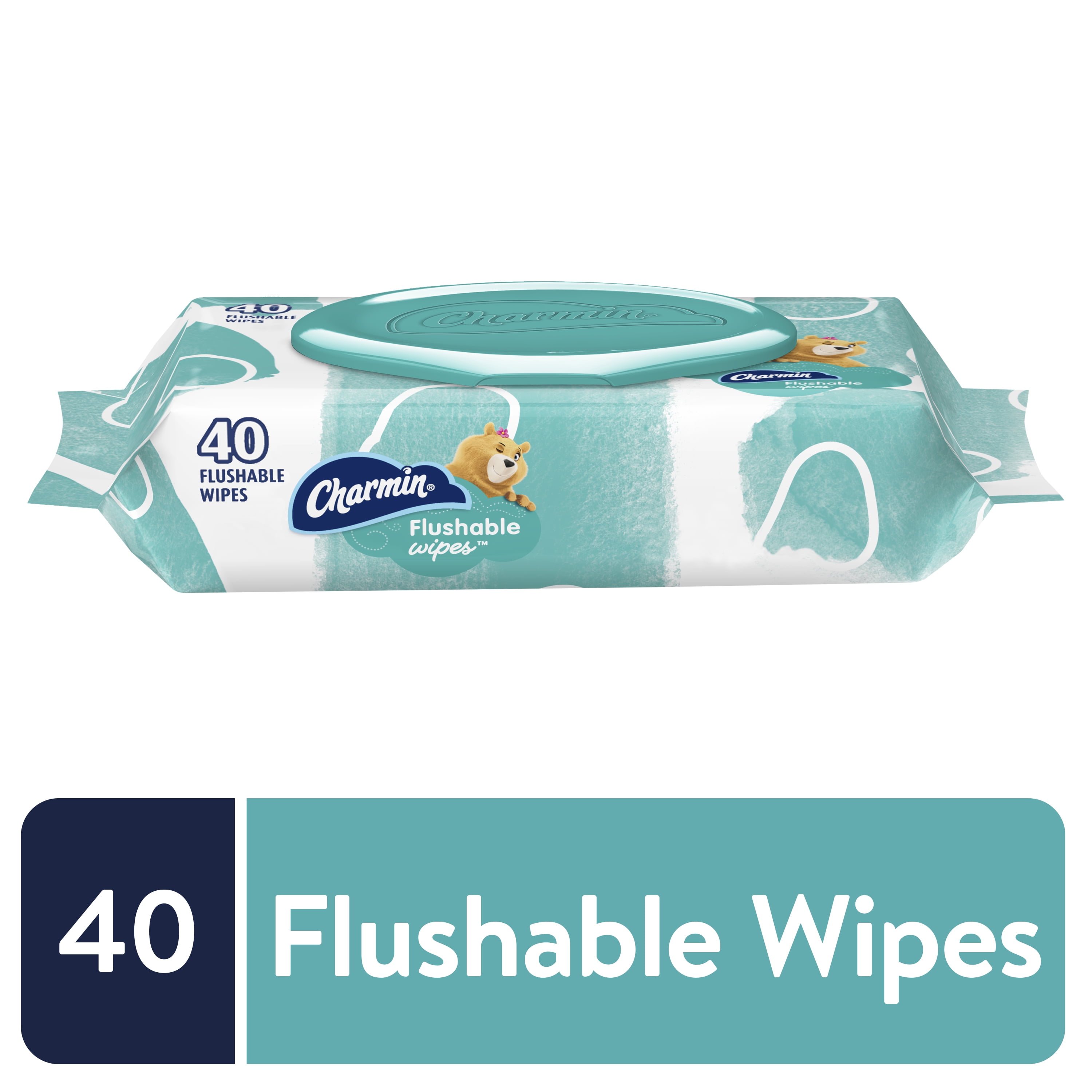 Charmin Flushable Wipes, 40 Flushable Wipes Per Pack