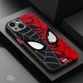 thumbnail image 3 of Funda de teléfono Marvel Spiderman para iPhone 11 12 Mini 13 14 Pro 15 Pro Max 7 8 Plus XR XS MAX carcasa dura mate, 3 of 5