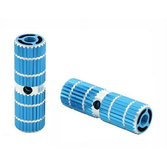 Alloy Pegs 691 24/26t W=1" l=3" Blue. Pegs for bike, bicycles, bmx, lowrider, mountain bike, beach cruiser