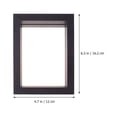 thumbnail image 2 of Greenadscape 1Pc Black Double Glass Frame for Specimen Box Photo Protection Giving, 2 of 8