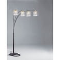 thumbnail image 5 of Rain drop Arc 4 Light Modern Crystal Floor Lamp Pewter, 5 of 5