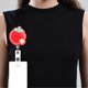 thumbnail image 5 of 10 pieces of acrylic badge with retractable clip, student gift, retractable badge holder, badge holder, 5 of 5