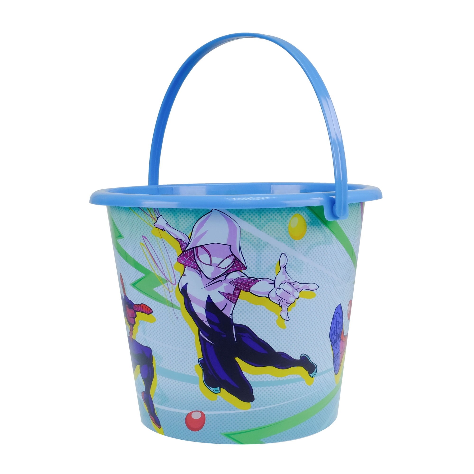 Spiderman Jumbo Plastic Easter Basket, Blue, by Ruz