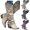 Grey, variant on Knee High Cowboy Boots Women Western Cowgirl Boot Slouchy Winter Fall Dress Tall Boots with Side Zipper and Buckle