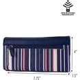thumbnail image 3 of Wallet Nautica Money Manager para mujer, piel vegana con bloqueo RFID, 3 of 8